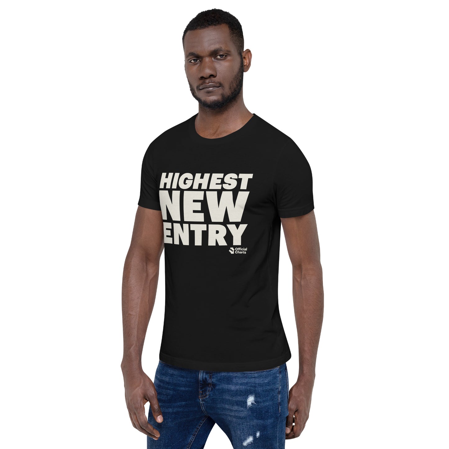 Highest new Entry Unisex t-shirt Black