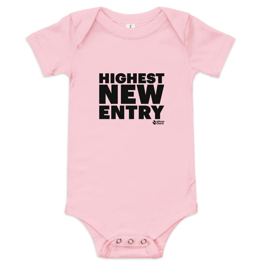 Highest New Entry Baby short sleeve one piece - Pink