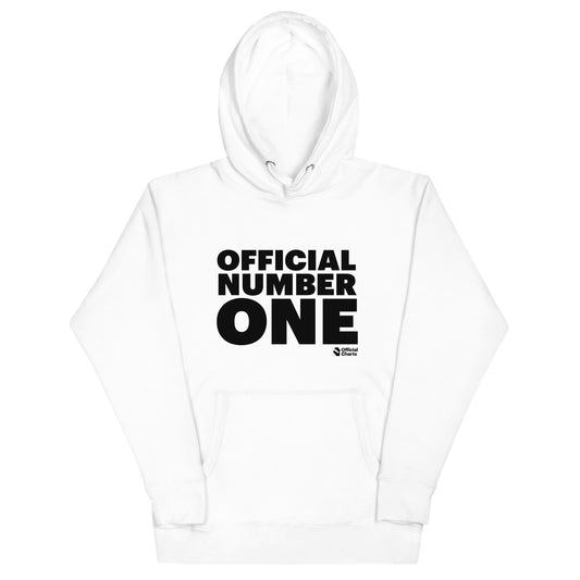 Official Number One Unisex Hoodie White