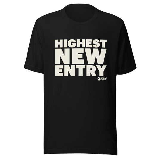 Highest new Entry Unisex t-shirt Black