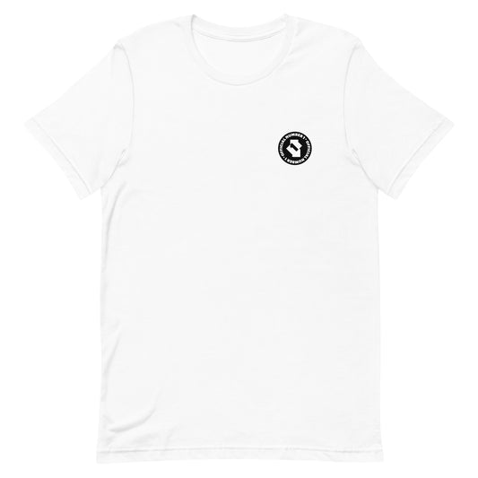 Number 1 Badge Logo T-shirt White